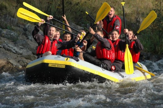 Rafting auf der Rur