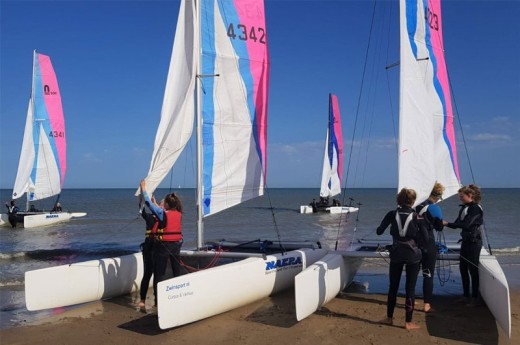 Catamaranzeilen Cadzand-Bad