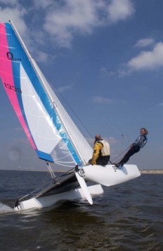 Catamaran varen