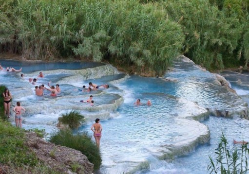 Terme di Saturnia - Mamma e figlia