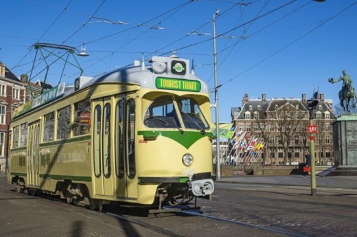 Historische tram Den Haag