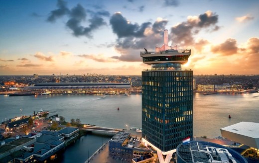 A'DAM Lookout Amsterdam Tickets met Drankje voor 2