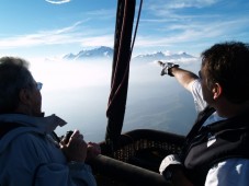 Balloon Flight over Savoy (France)