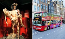 Amsterdam Body Worlds skip-the-line and 24-hour hop-on hop-off bus ticket