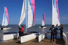 Catamaranzeilen Cadzand-Bad