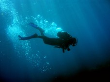 Outdoor scuba diving