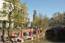 Uiteten in hartje Utrecht