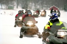 Sneeuwscooter besturen in Lapland