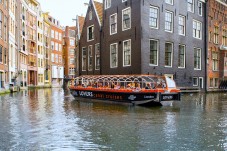 Amsterdam canal cruise by semi open boat