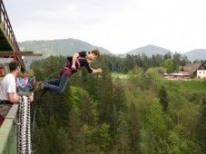 Tandem Bungysprung im Jauntal