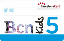 Barcelona card 5 dagen voor kinderen (4-12 jaar)